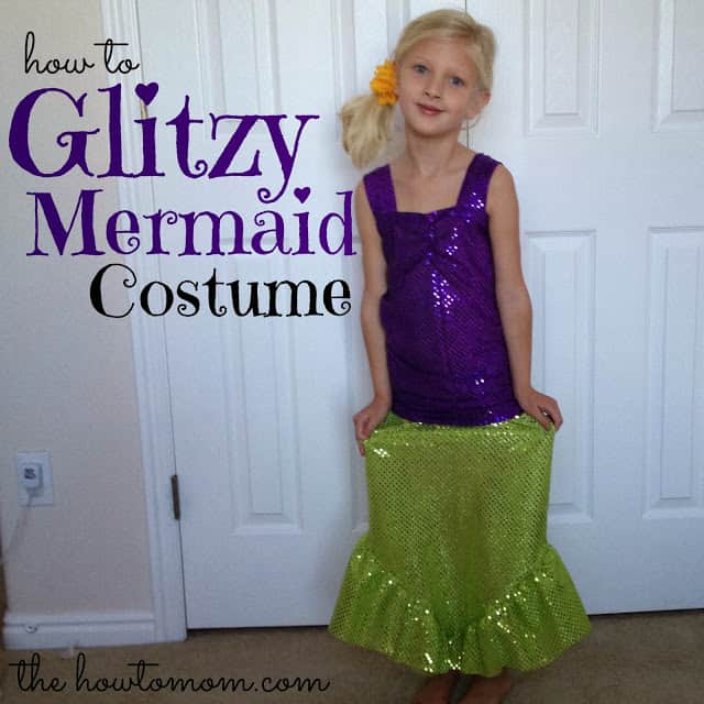 How to Make a Sparkly Mermaid Top for Kids – The How To Mom