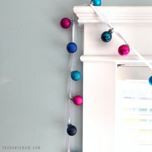 Easy Mini-Ornament Garland – The How To Mom