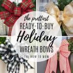 The Prettiest Premade Bows for Wreaths – The How To Mom