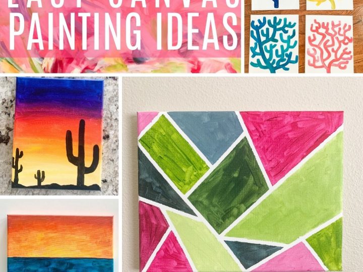 easy painting ideas on paper