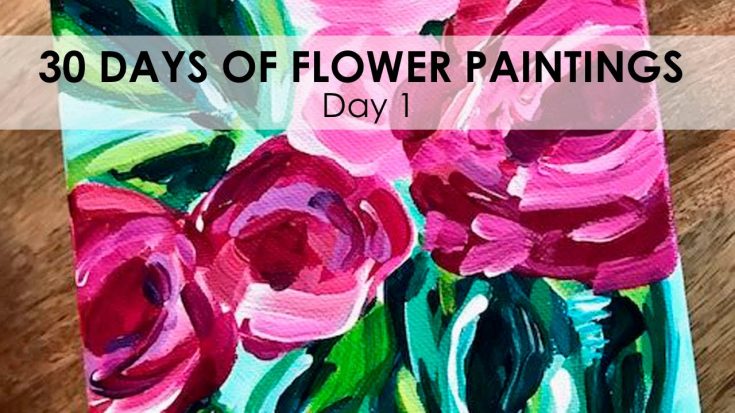 30 Easy Acrylic Painting Ideas  Pink canvas art, Cute canvas
